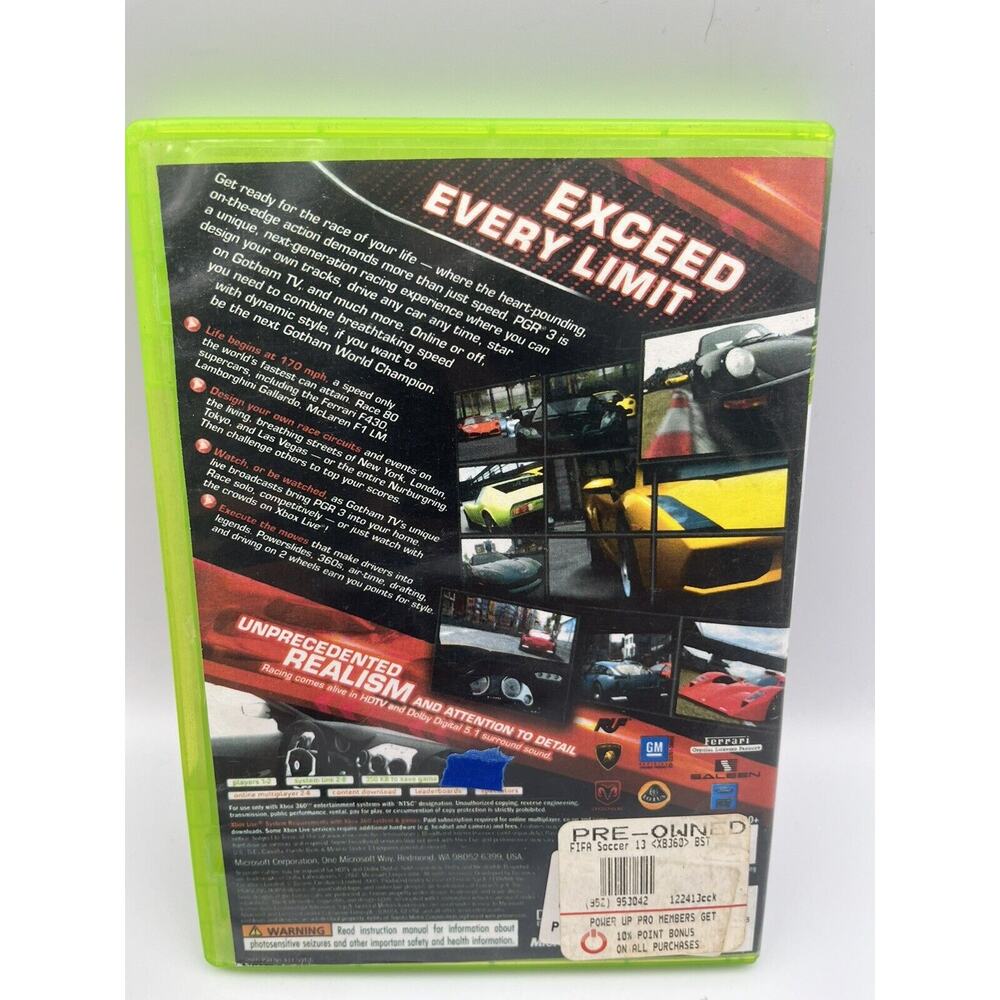 Project Gotham Racing 3 (Xbox 360, 2005) Tested + Working - Picture 2 of 6